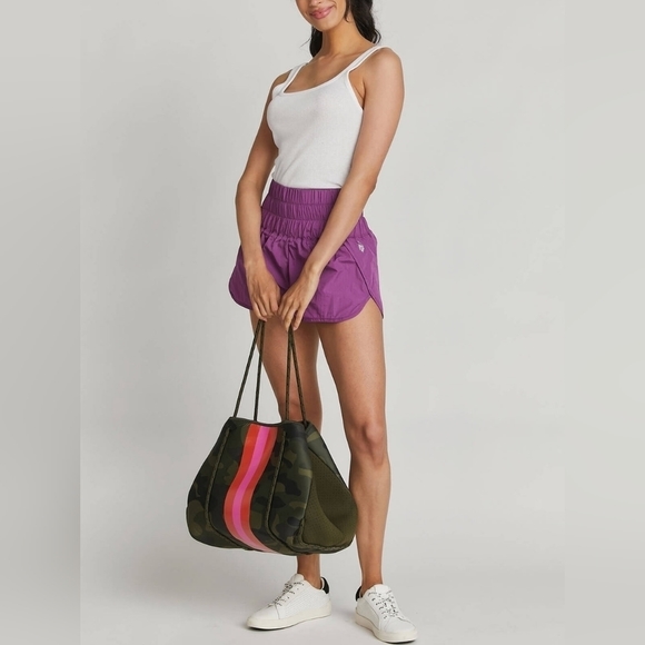 NEW Free People Movement The Way Home Shorts in purple  💜 - Picture 2 of 9